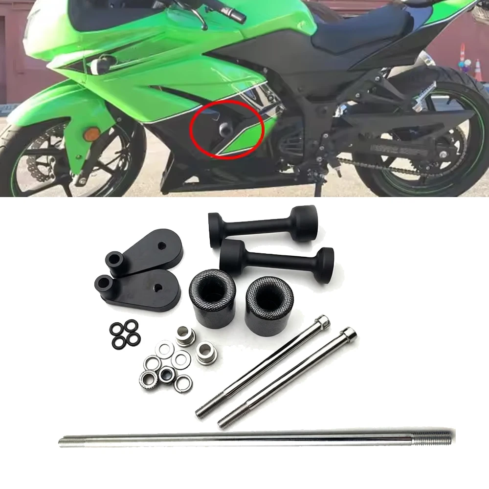 Black Frame Sliders Anti Crash Falling Protection Block Fit For Kawasaki Ninja 250 R 250R EX250 2008 2009 2010 2011 2012 2013
Black Frame Sliders Anti Crash Falling Protection Block Fit For Kawasaki Ninja 250 R 250R EX250 2008 2009 2010 2011 2012 2013