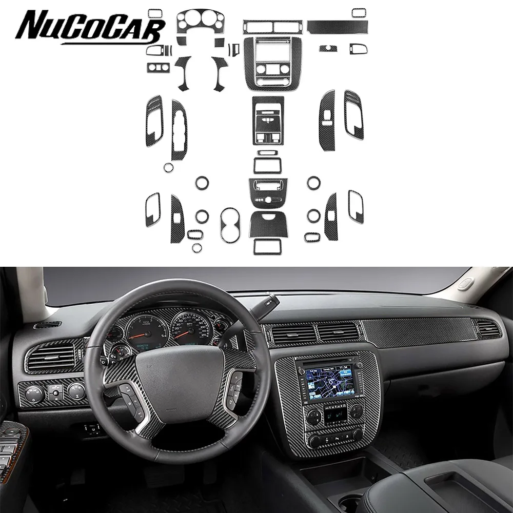 For Chevrolet Tahoe Silverado LTZ GMC Sierra SLT 2007-2013 Carbon Fiber radio Air vents lift panel Car Accessories Trim Stickers
For Chevrolet Tahoe Silverado LTZ GMC Sierra SLT 2007-2013 Carbon Fiber radio Air vents lift panel Car Accessories Trim Stickers