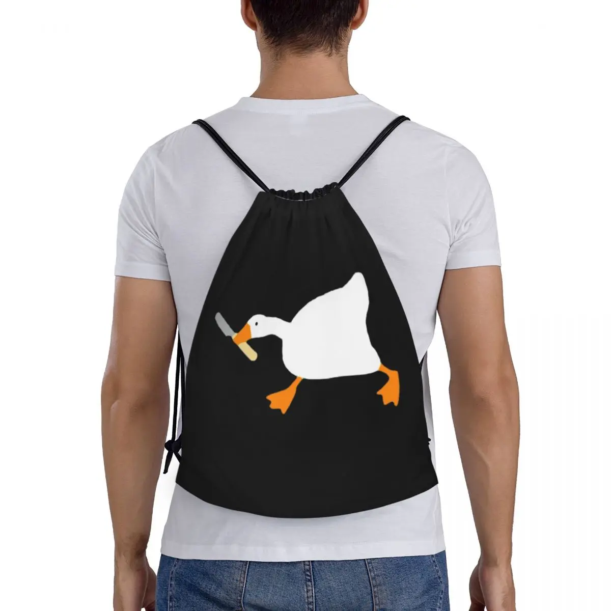 Goose With Knife - Peace Was Never An Option Backpacks Casual Drawstring Bundle Pocket Sports Bag Book Bags Man Woman Students
Goose With Knife - Peace Was Never An Option Backpacks Casual Drawstring Bundle Pocket Sports Bag Book Bags Man Woman Students