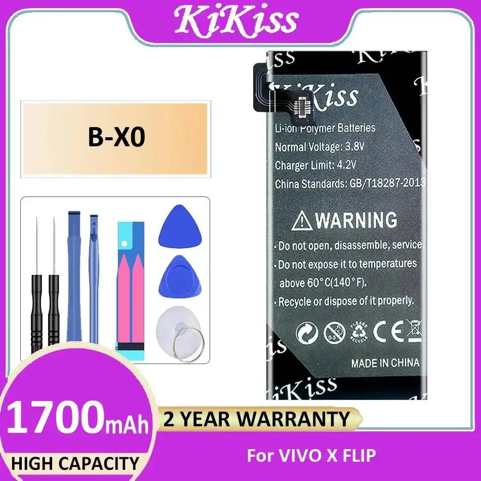 1700Mah Safe B-X0 For Vivo X Flip Mobile Phone Battery Long Lasting
1700Mah Safe B-X0 For Vivo X Flip Mobile Phone Battery Long Lasting
