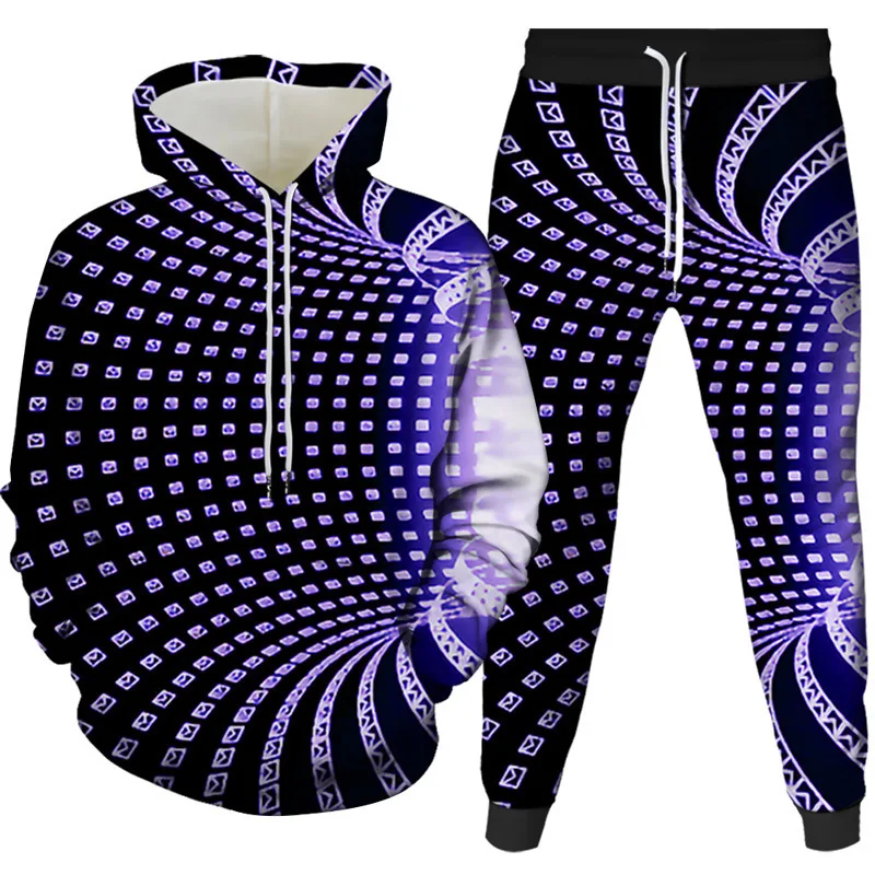 Europe and the United States New Men's Hoodie 3D Color Swirl Printed Baseball Clothing Autumn and Winter Two-piece Set
Europe and the United States New Men's Hoodie 3D Color Swirl Printed Baseball Clothing Autumn and Winter Two-piece Set