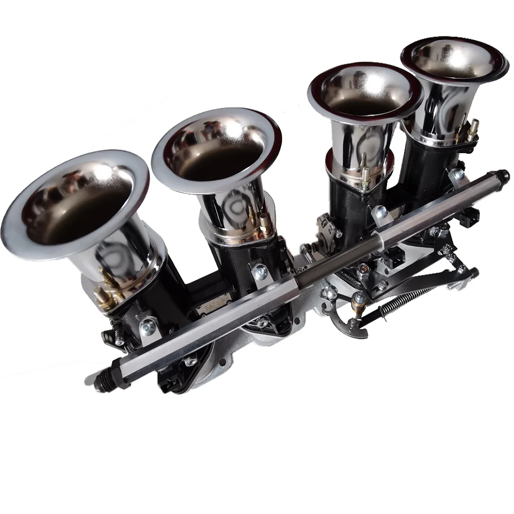 FAJS NO TZ5-3-2A Dual 45DCOE Throttle Bodies Conversion Kit Including TPS air Horn Linkage for Carburetor Conversion E
FAJS NO TZ5-3-2A Dual 45DCOE Throttle Bodies Conversion Kit Including TPS air Horn Linkage for Carburetor Conversion E