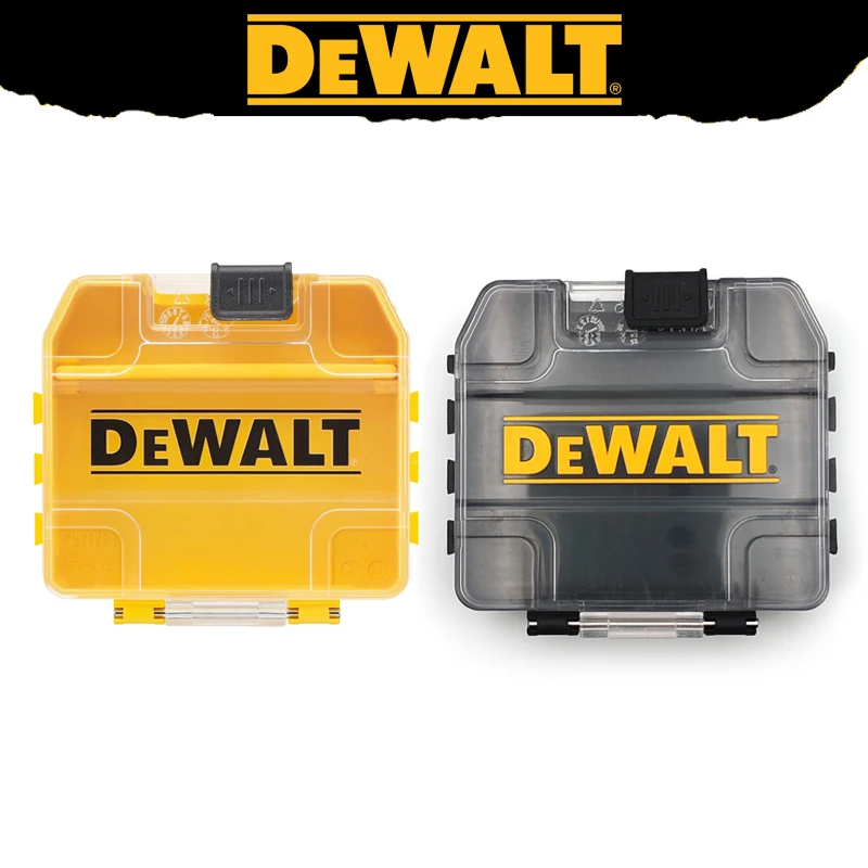DEWALT оригинальный черный/желтый мини-кейс для инструментов для хранения мелких деталей, пластиковый прочный штабелируемый ящик для инструментов
DEWALT оригинальный черный/желтый мини-кейс для инструментов для хранения мелких деталей, пластиковый прочный штабелируемый ящик для инструментов