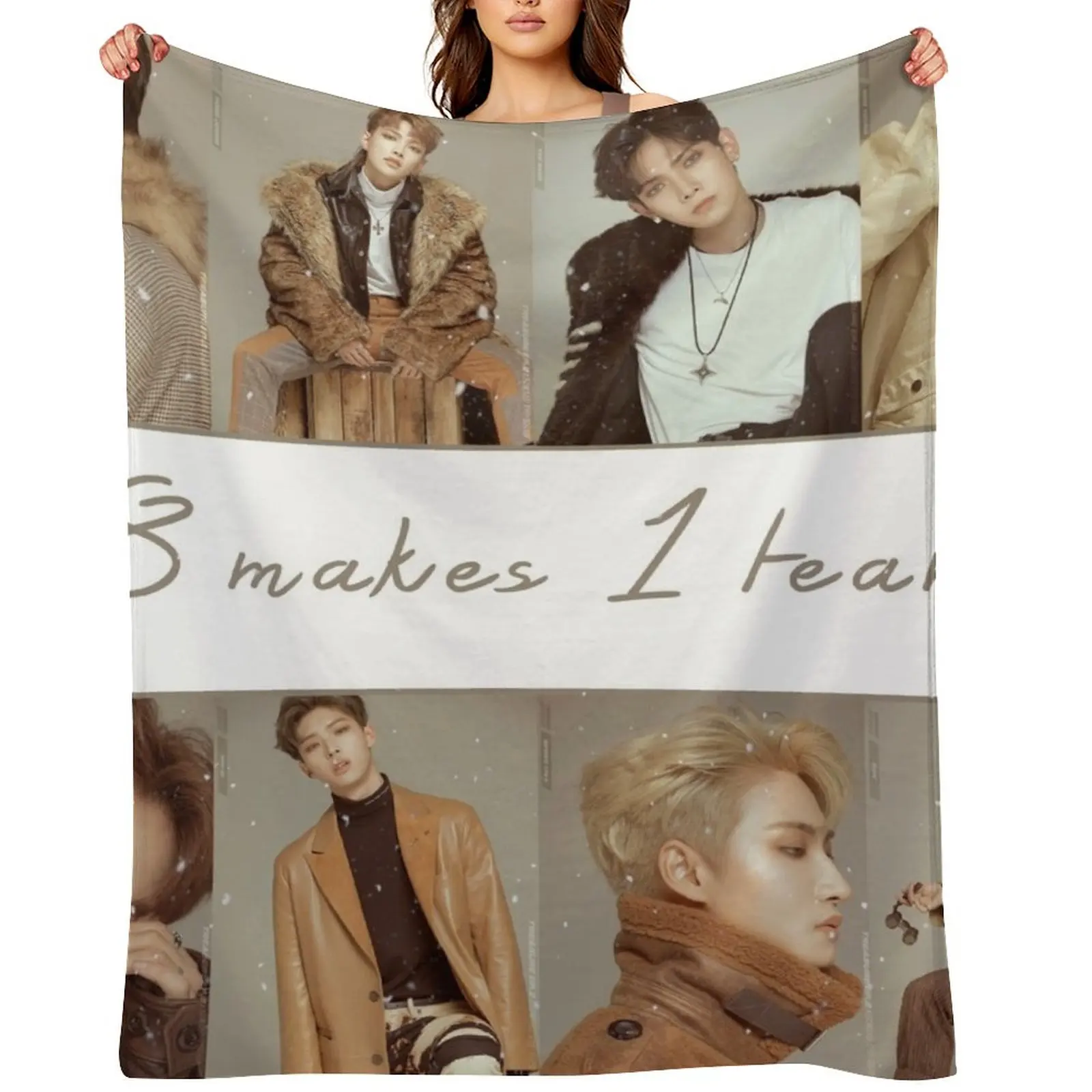 ATEEZ -8 makes 1 team Throw Blanket Winter beds Personalized Gift warm for winter Warm Blankets 
ATEEZ -8 makes 1 team Throw Blanket Winter beds Personalized Gift warm for winter Warm Blankets