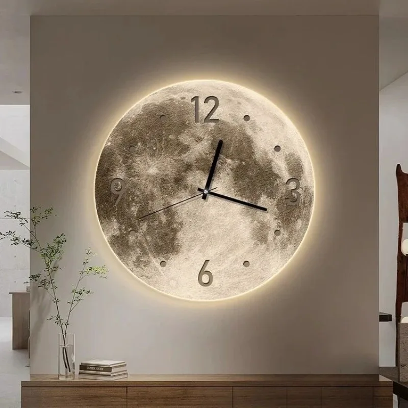 20 Inch Fashions Wall Clock Dining Room Living Moon The Earth Modelling LED Light Silent Movement Bedroom Clock Wall Decoration
20 Inch Fashions Wall Clock Dining Room Living Moon The Earth Modelling LED Light Silent Movement Bedroom Clock Wall Decoration