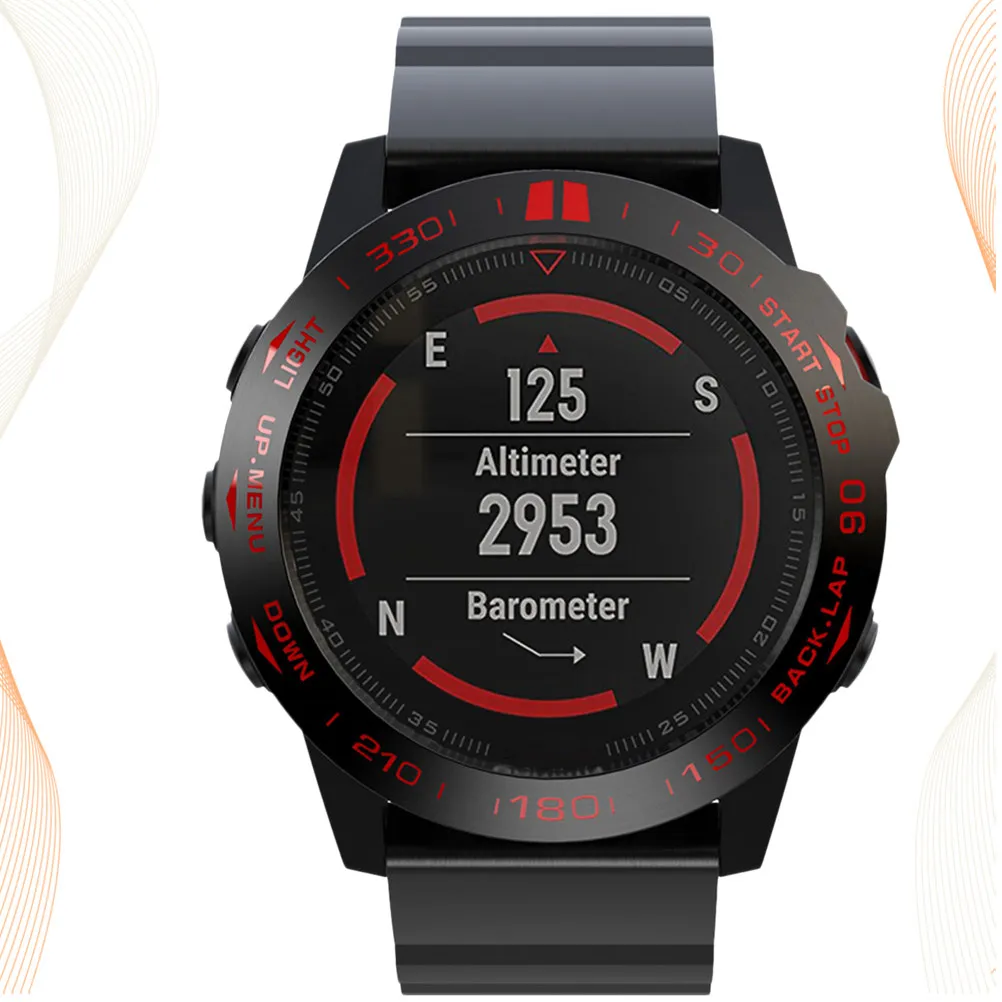 Chic Metal Bezel Black Ring Red Letter Watch Frame Protective Case Compatible 5X Useful Watch Shell Accessories
Chic Metal Bezel Black Ring Red Letter Watch Frame Protective Case Compatible 5X Useful Watch Shell Accessories