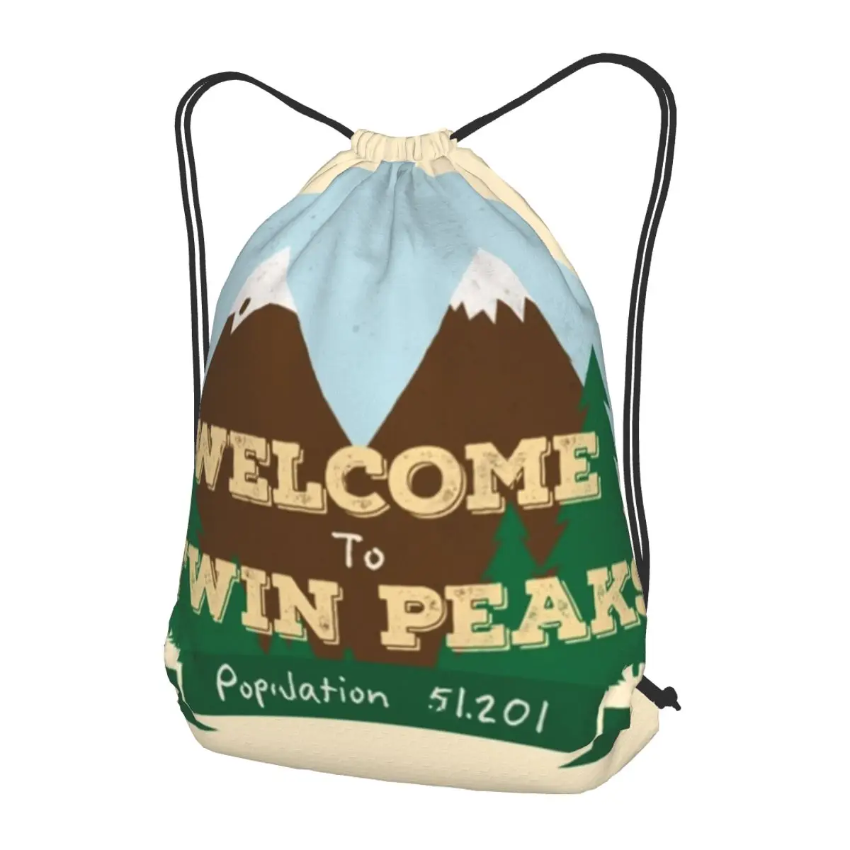 Welcome To Twin Peaks 6 Backpacks Casual Drawstring Bags Shoes Bag Book Bags for Travel Students
Welcome To Twin Peaks 6 Backpacks Casual Drawstring Bags Shoes Bag Book Bags for Travel Students