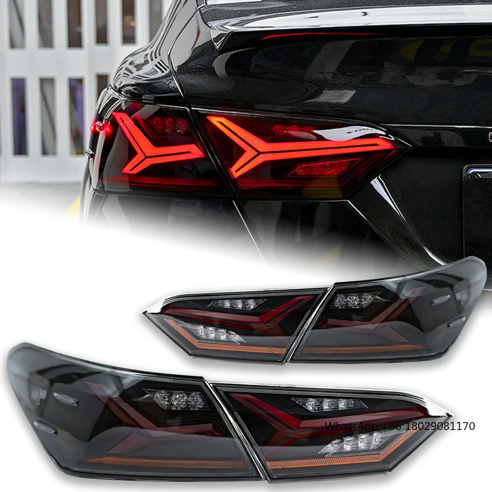 Car Styling for Toyota Camry V70 Led Tail Lamp 2018-2022 Dynamic Signal Tail Light Animation Rear Stop Brake Reverse Accessories
Car Styling for Toyota Camry V70 Led Tail Lamp 2018-2022 Dynamic Signal Tail Light Animation Rear Stop Brake Reverse Accessories