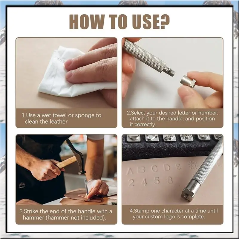 AA46 72 Pieces Leather Stamping Tools Kit Leather Assorted Shape Saddle Making Stamp Punch Set Leather Stamps Punch Tools
AA46 72 Pieces Leather Stamping Tools Kit Leather Assorted Shape Saddle Making Stamp Punch Set Leather Stamps Punch Tools