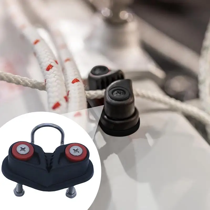 Fitness Cam Cleats Portable Nylon Rope Cam Cleat Wear-Resistant Kayaking Gear Black Kayak Hardwares for 3-15mm Diameter Ropes
Fitness Cam Cleats Portable Nylon Rope Cam Cleat Wear-Resistant Kayaking Gear Black Kayak Hardwares for 3-15mm Diameter Ropes