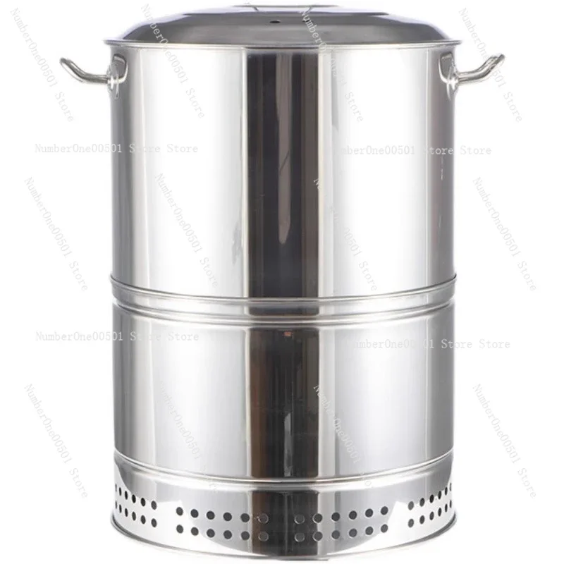 Outdoor Stainless Steel Hanging Roaster Oven - Charcoal-Free BBQ Grill for Family Camping & Indoor Smoking Meat Skewer Cooking
Outdoor Stainless Steel Hanging Roaster Oven - Charcoal-Free BBQ Grill for Family Camping & Indoor Smoking Meat Skewer Cooking