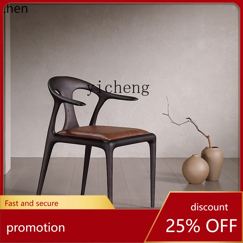 HXL duckbill chair engraved version of antique leather dining chair ash wood tenon and mortise solid wood leisure master chair
HXL duckbill chair engraved version of antique leather dining chair ash wood tenon and mortise solid wood leisure master chair