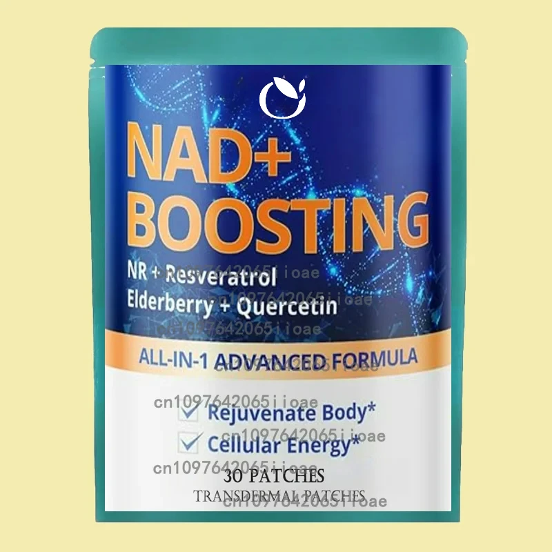 30 Patches NAD + Boosting Transdermal Patches with NR + Resveratrol Elderberry + Quercetin - Cellular Repair, Healthy Aging
30 Patches NAD + Boosting Transdermal Patches with NR + Resveratrol Elderberry + Quercetin - Cellular Repair, Healthy Aging