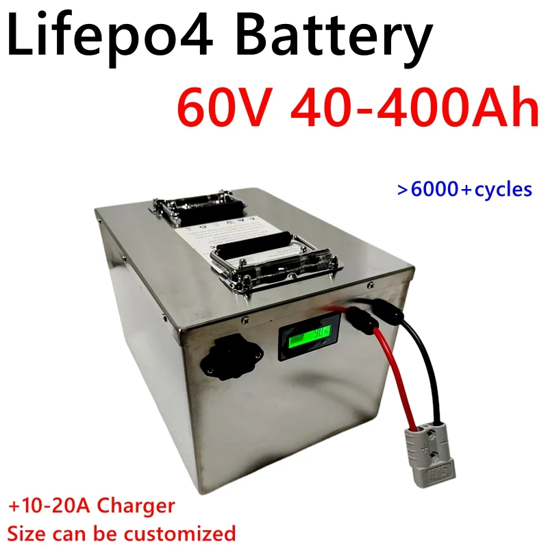 20S 60V 40Ah 80Ah 100Ah 150Ah 200Ah 240Ah 300Ah 400Ah Lifepo4 Battery for 3KW 6KW EV RV Motorcycle Tricycle Sightseeing Car
20S 60V 40Ah 80Ah 100Ah 150Ah 200Ah 240Ah 300Ah 400Ah Lifepo4 Battery for 3KW 6KW EV RV Motorcycle Tricycle Sightseeing Car