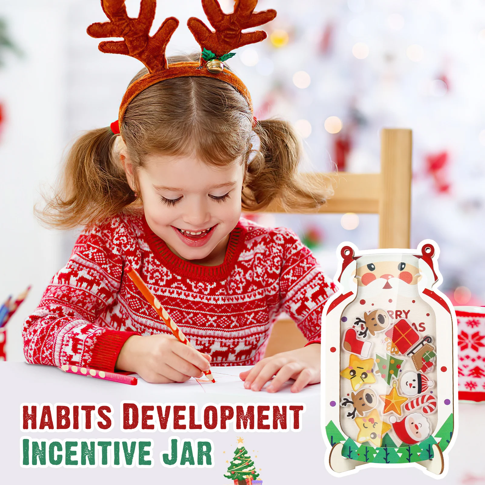 Chirstmas Reward Jar With 12 Tokens Funny Motivating Incentive Jar Novelty Gifts For Kids
Chirstmas Reward Jar With 12 Tokens Funny Motivating Incentive Jar Novelty Gifts For Kids