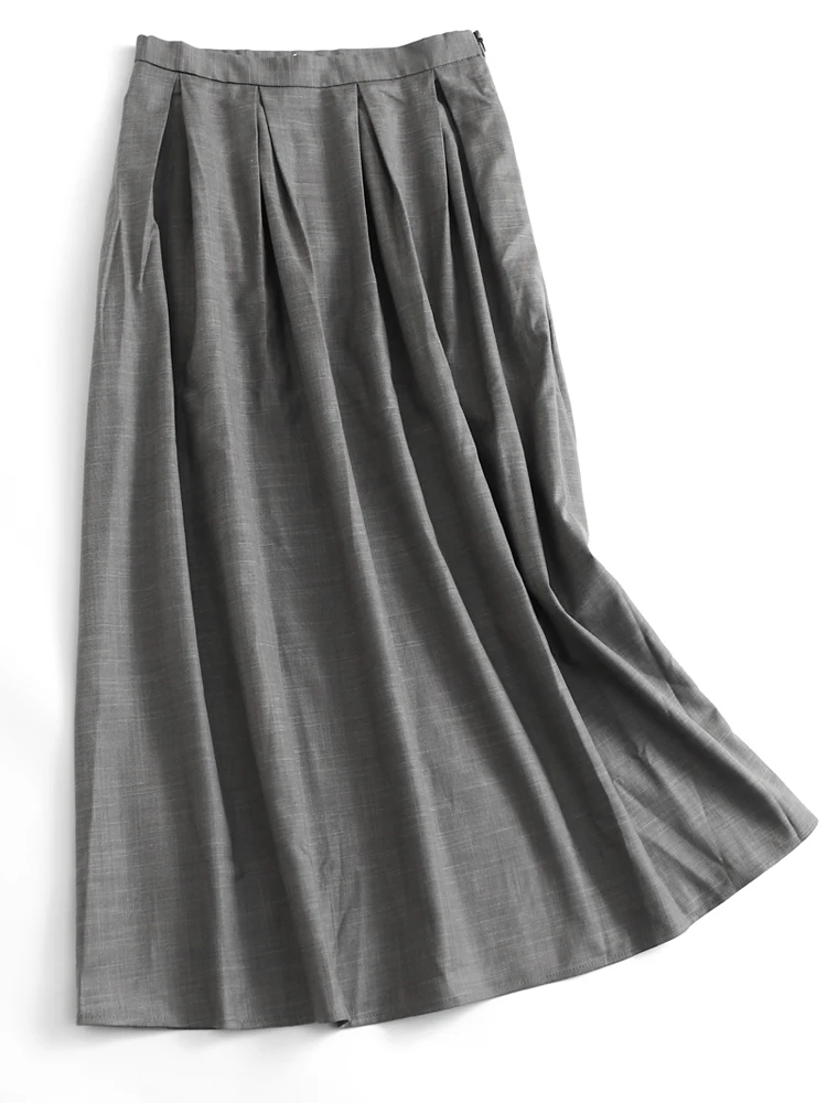 High Waist Straight Cut Pure Color Slimming Long Skirt for Women Business Style Drapey Half Body Skirt A-Line Silhouette
High Waist Straight Cut Pure Color Slimming Long Skirt for Women Business Style Drapey Half Body Skirt A-Line Silhouette