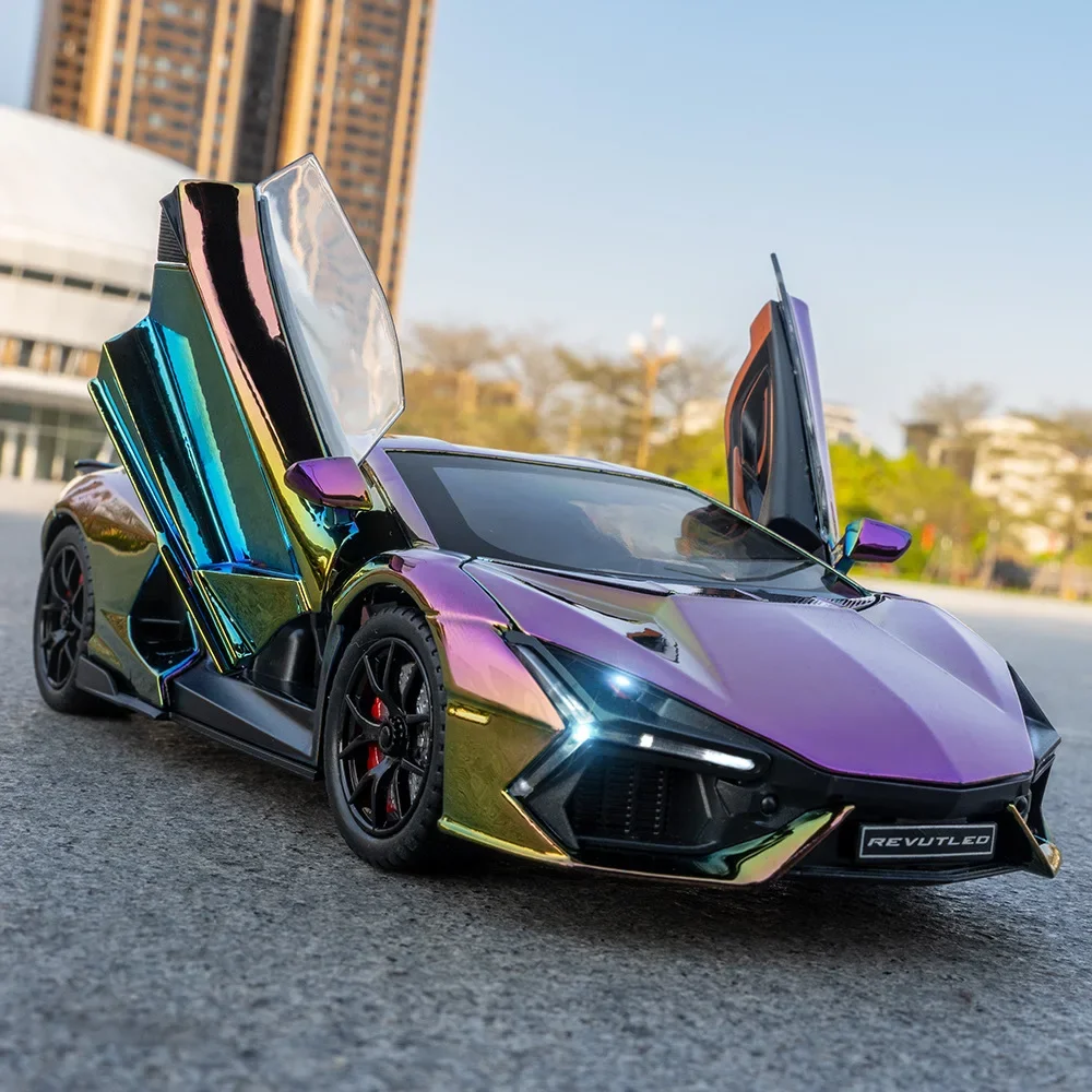 1:24 Lamborghini Revuelto Supercar Spray version Metal Alloy Diecast Car Model Sound&Light Collection Vehicle Kids Toy Car Gift
1:24 Lamborghini Revuelto Supercar Spray version Metal Alloy Diecast Car Model Sound&Light Collection Vehicle Kids Toy Car Gift