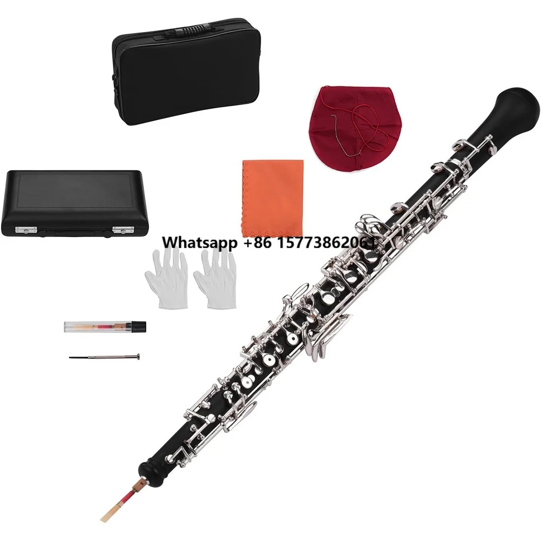 22-Key Oboe C-Key Semi-Automatic Clarinet Nickel-Plated Button Performance & Beginner Grade Wind Instrument
22-Key Oboe C-Key Semi-Automatic Clarinet Nickel-Plated Button Performance & Beginner Grade Wind Instrument