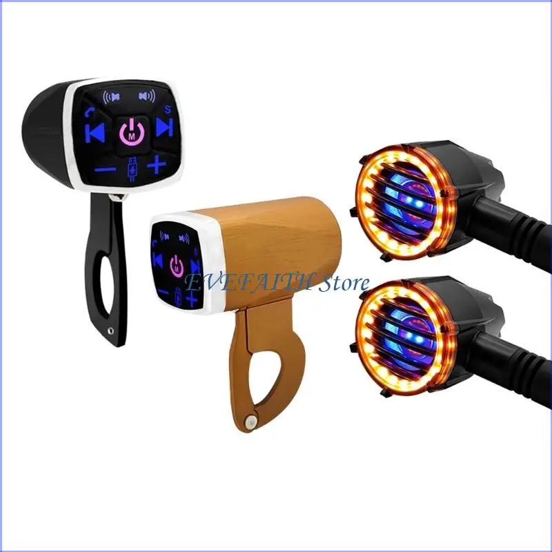 124B 2Inches Waterproof Motorcycles Stereo Wireless Speaker AudioSystem with Type-C
124B 2Inches Waterproof Motorcycles Stereo Wireless Speaker AudioSystem with Type-C