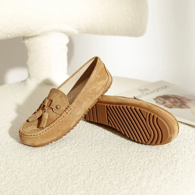 Retro Women's Leather Shoes New High End Flat Bottom Loafers Exquisite Casual Shoes for Woman Luxury Designer Shoe Zapatos Mujer
Retro Women's Leather Shoes New High End Flat Bottom Loafers Exquisite Casual Shoes for Woman Luxury Designer Shoe Zapatos Mujer