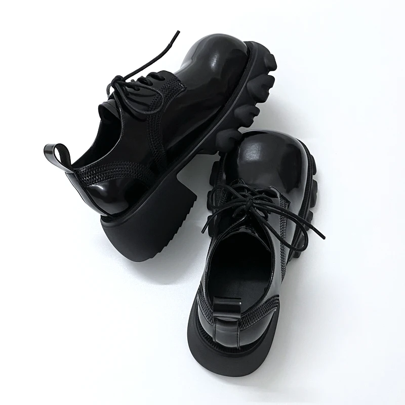 British Style Flatform Shoes Women's Spring Autumn Square Head Vintage Design Leather Shoes Comfortable Casual Footwear
British Style Flatform Shoes Women's Spring Autumn Square Head Vintage Design Leather Shoes Comfortable Casual Footwear
