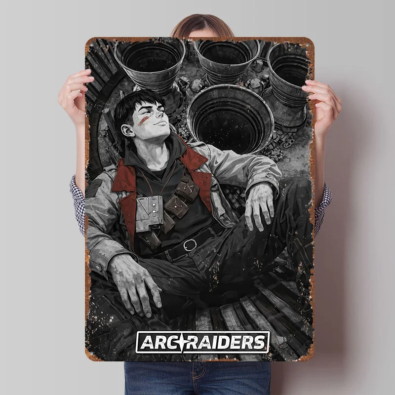 Игровой арт-постер Arc Raiders, индивидуальные винтажные металлические таблички, настенный декор, ретро-пластиковые вывески для украшения гаража, декор для стен
Игровой арт-постер Arc Raiders, индивидуальные винтажные металлические таблички, настенный декор, ретро-пластиковые вывески для украшения гаража, декор для стен