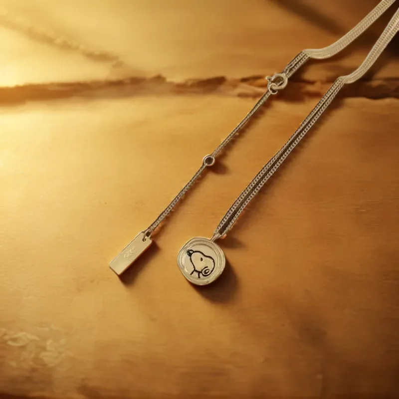 Cute Snoopy Golden Necklace Anime Action Figure Jewelry Q Figural Anime Merchandise Decoration Beautiful Birthday Gift For Girl
Cute Snoopy Golden Necklace Anime Action Figure Jewelry Q Figural Anime Merchandise Decoration Beautiful Birthday Gift For Girl