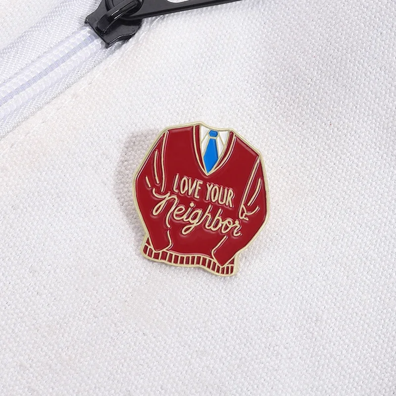 Funny TV Show Love Your Neighboi Enamel Pins Creative Sweater Inspiration Brooch Backpack Lapel Badge Jewelry Gift Kids Friends
Funny TV Show Love Your Neighboi Enamel Pins Creative Sweater Inspiration Brooch Backpack Lapel Badge Jewelry Gift Kids Friends