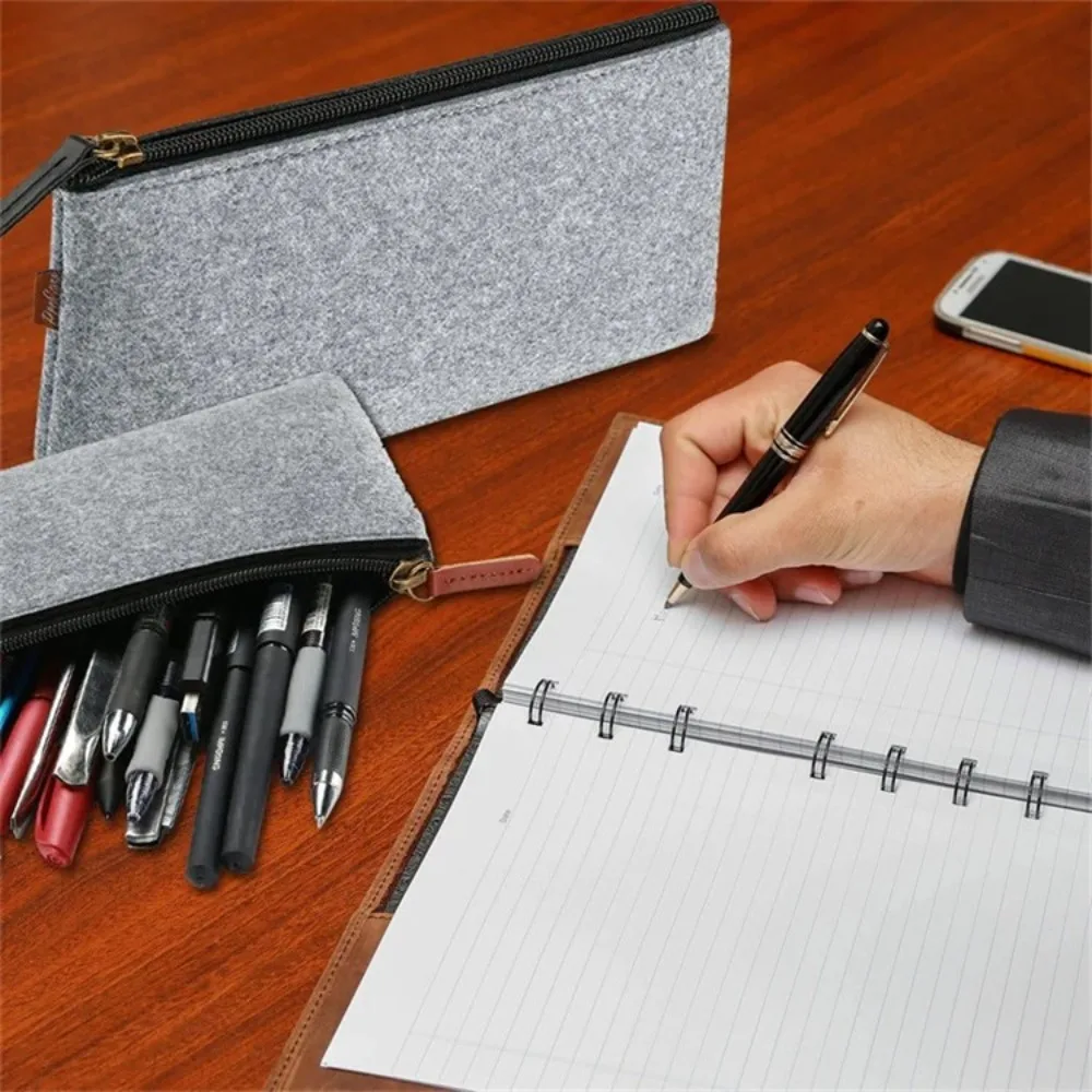Lightweight Portable Pencil Case Large Capacity Felt School Office Supplies Durable Pen Bags
Lightweight Portable Pencil Case Large Capacity Felt School Office Supplies Durable Pen Bags