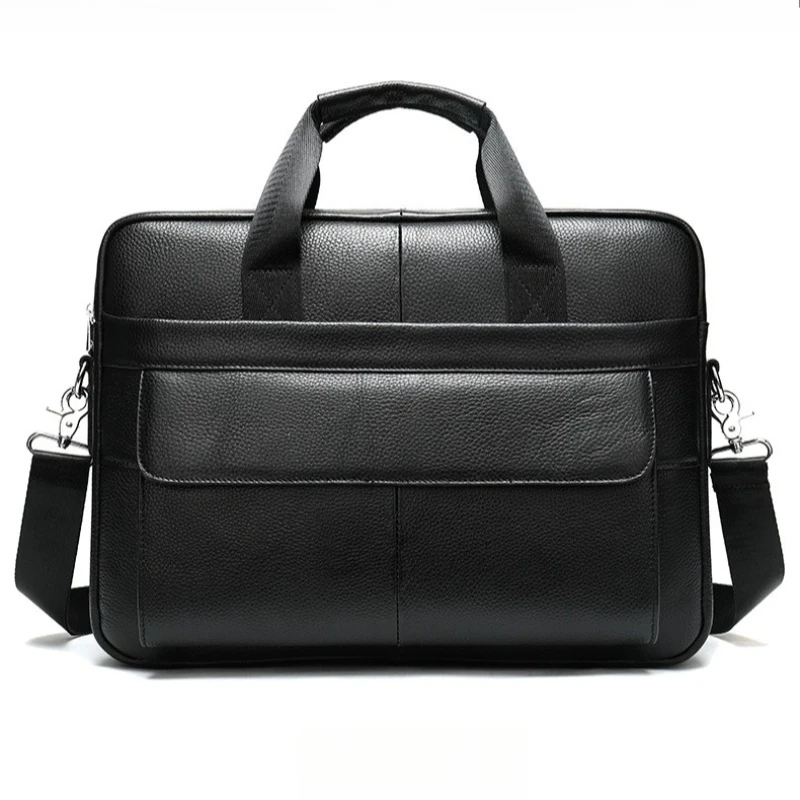 Men's Genuine Leather Briefcase Convertible Shoulder Bag Padded Laptop Compartment Business Travel Large Capacity
Men's Genuine Leather Briefcase Convertible Shoulder Bag Padded Laptop Compartment Business Travel Large Capacity