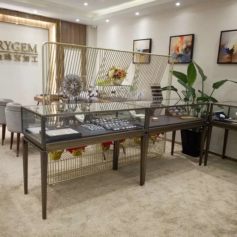 Custom. Stainless Steel Jewelry Showing Cabinet Gold Jade Ornaments Counter Luxury Display Cabinet Boutique Showcase Cus
Custom. Stainless Steel Jewelry Showing Cabinet Gold Jade Ornaments Counter Luxury Display Cabinet Boutique Showcase Cus