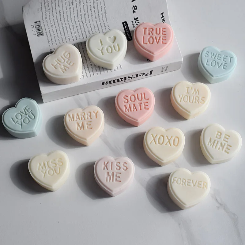 Valentine's Day Heart Letter Silicone Molds DIY Love Candle Molds 3D Heart Shaped Chocolate Cake Handmade Soap Plaster Mold
Valentine's Day Heart Letter Silicone Molds DIY Love Candle Molds 3D Heart Shaped Chocolate Cake Handmade Soap Plaster Mold