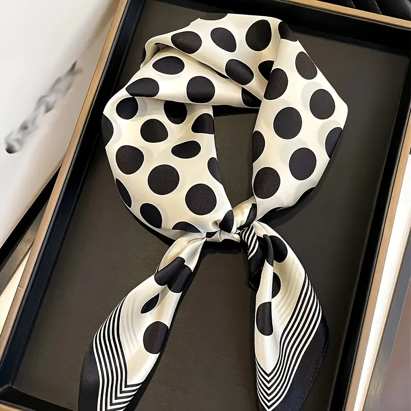 27-Inch bohemian polka dot square scarf, soft and elastic headscarf, suitable for beach and casual wear, warm and comfortable
27-Inch bohemian polka dot square scarf, soft and elastic headscarf, suitable for beach and casual wear, warm and comfortable