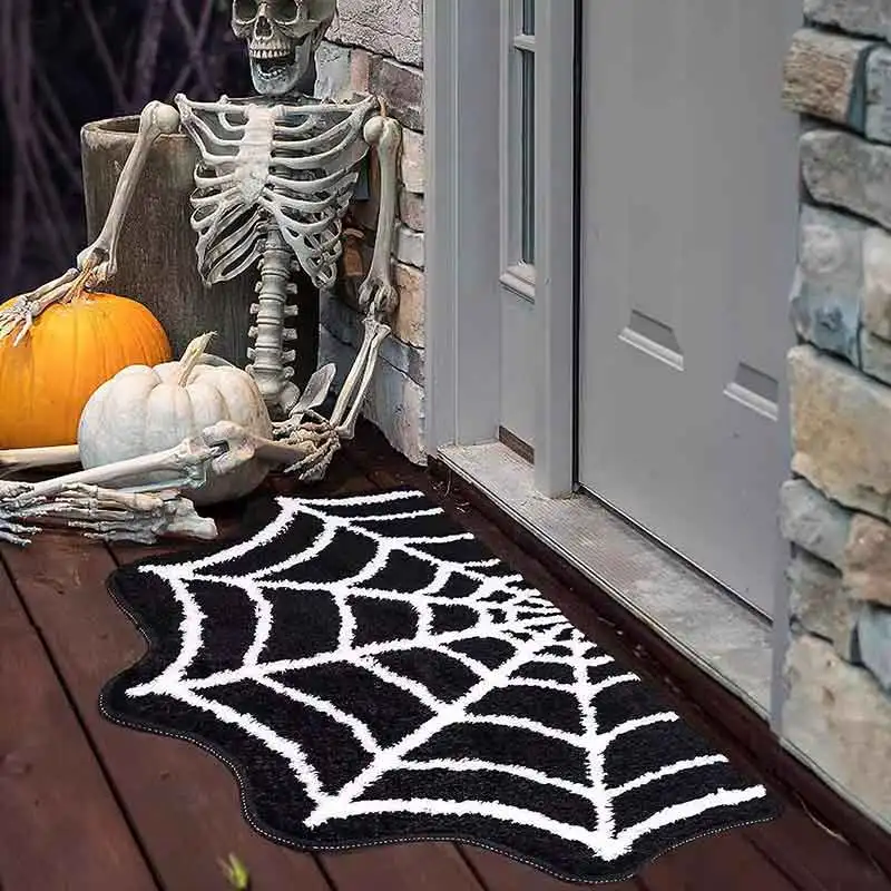 Halloween Skull Woolen-look Rug - Spooky Ghosts Pirates Pumpkin Floor Mat - Bedroom Sofa Hallway Anti-slip Holiday Decorations
Halloween Skull Woolen-look Rug - Spooky Ghosts Pirates Pumpkin Floor Mat - Bedroom Sofa Hallway Anti-slip Holiday Decorations