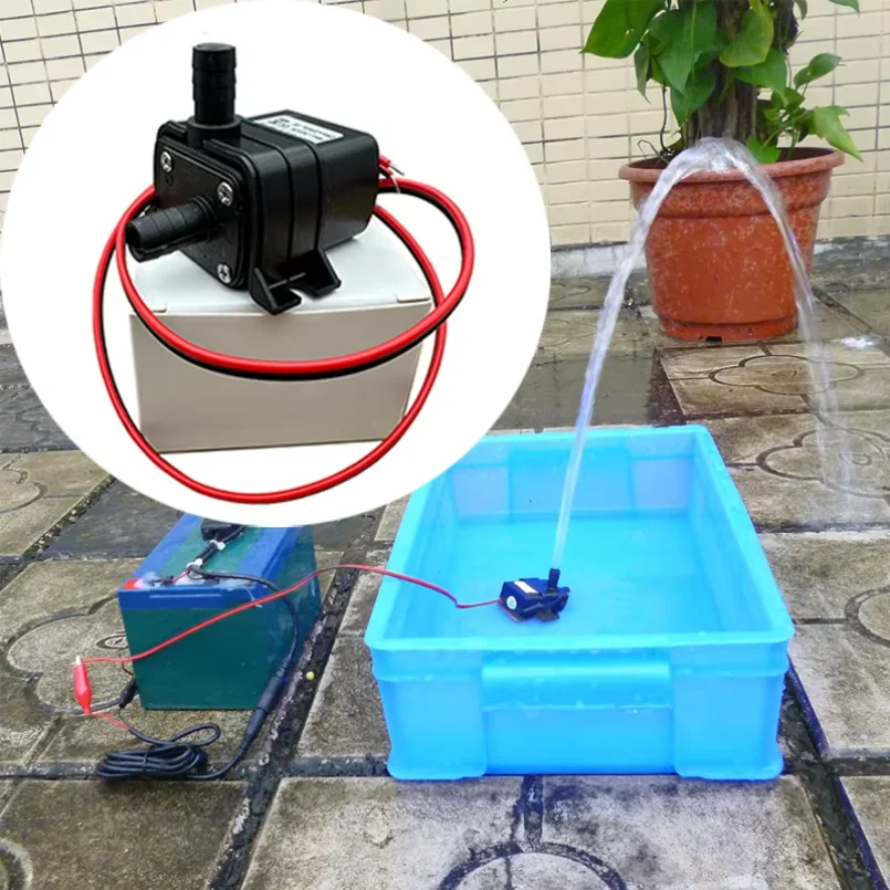 Miniature DC 12V 4.8W 24V 5.8W 240L/H Pump Brushless Motor Circulating Submersible Pump Pool Waterproof Silent Pump
Miniature DC 12V 4.8W 24V 5.8W 240L/H Pump Brushless Motor Circulating Submersible Pump Pool Waterproof Silent Pump