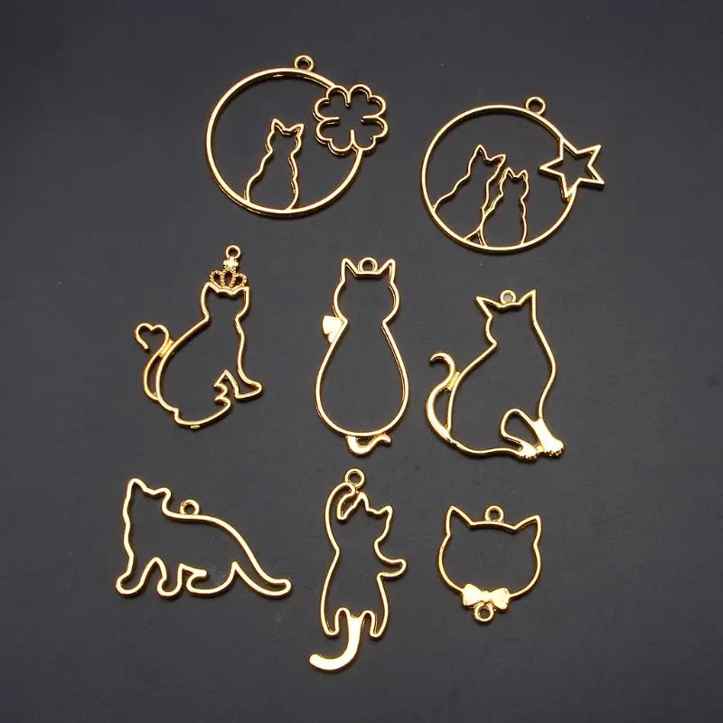 8 Pcs Exquisite Hollow for Pendants Metal Frame Charm with Epoxy Resin Supplies Alloy Open Back Bezel Pend
8 Pcs Exquisite Hollow for Pendants Metal Frame Charm with Epoxy Resin Supplies Alloy Open Back Bezel Pend
