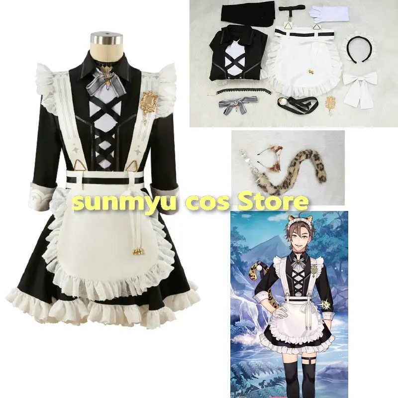 Eiden Cosplay Costume Nu Carnival Apron dress Maid clothing Custom Size Nu:Carnival
Eiden Cosplay Costume Nu Carnival Apron dress Maid clothing Custom Size Nu:Carnival
