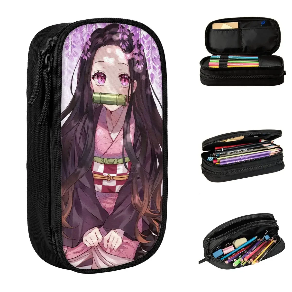 Anime Kimetsu No Yaiba Pencil Cases Kamado Nezuko Pencil Box Pen Holder for Girl Boy Big Capacity Bags Office Zipper Stationery
Anime Kimetsu No Yaiba Pencil Cases Kamado Nezuko Pencil Box Pen Holder for Girl Boy Big Capacity Bags Office Zipper Stationery