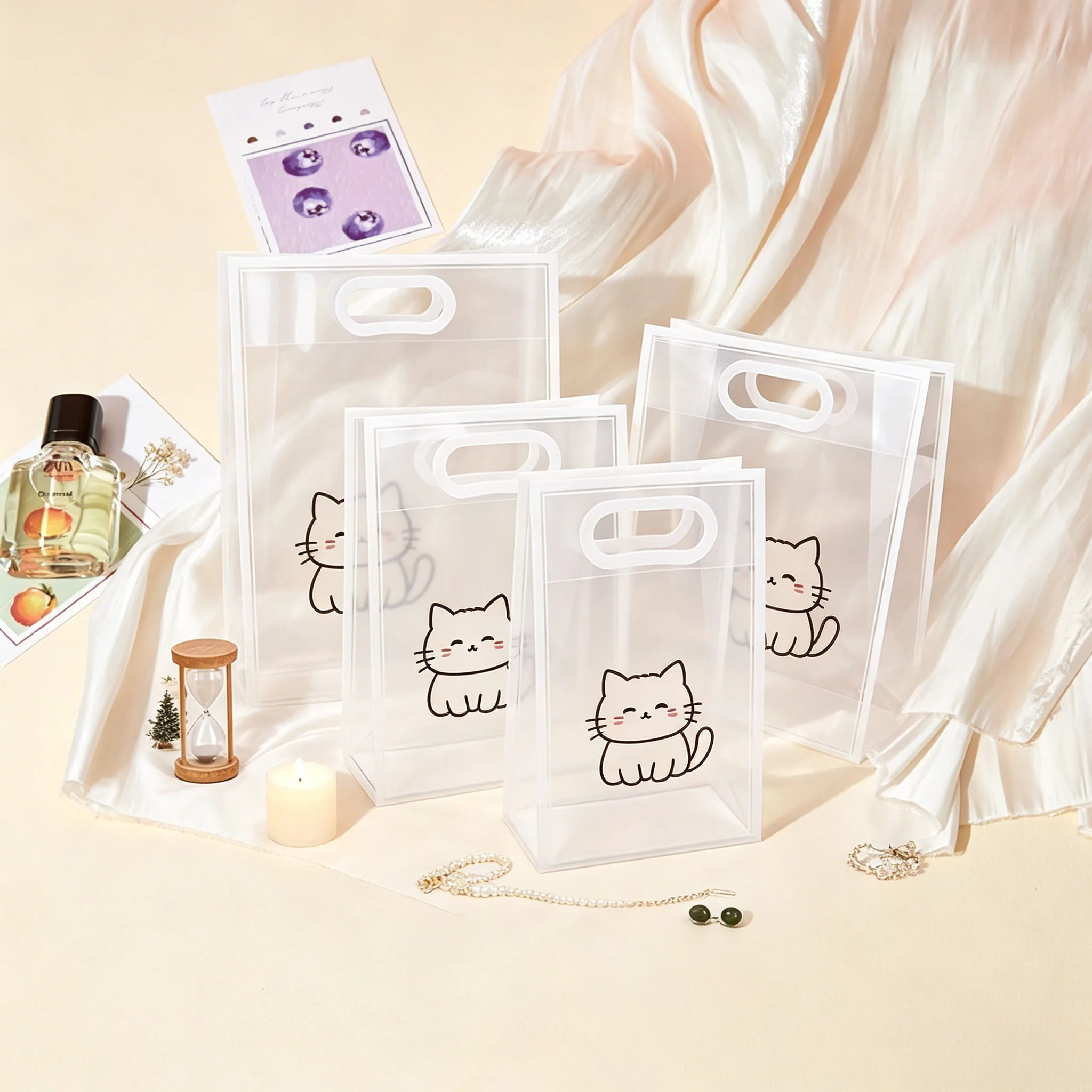 100Pcs Customized Logo Clear Plastic Gift Bags with Handle Transparent Pack Bag PP Gifts Wrap Tote Bag for Wedding Bridal Shower
100Pcs Customized Logo Clear Plastic Gift Bags with Handle Transparent Pack Bag PP Gifts Wrap Tote Bag for Wedding Bridal Shower