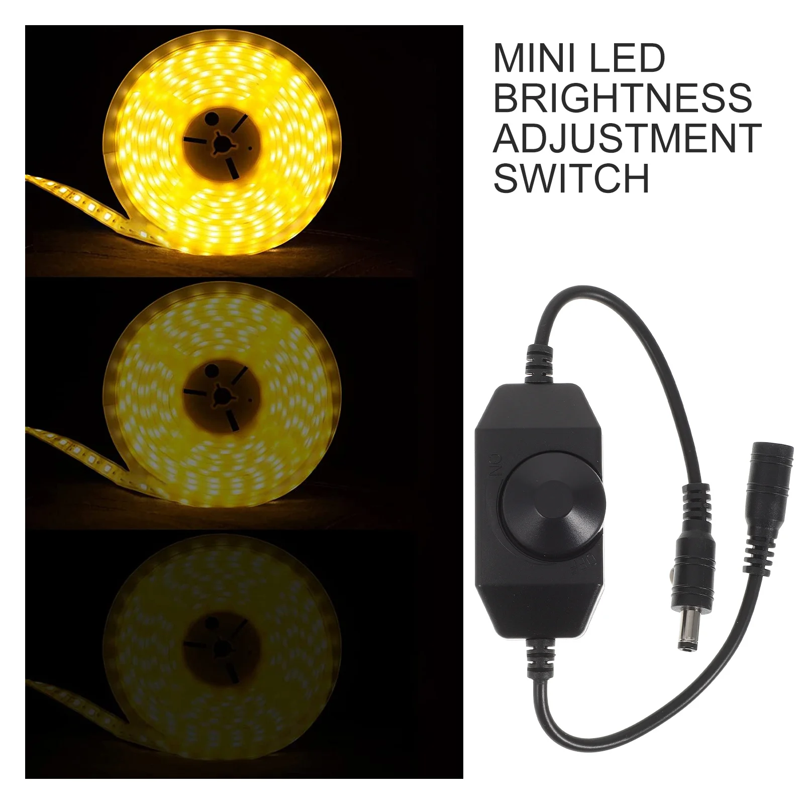 3Pcs LED Brightness Controller Wear-Resistant Knob Control Dimmer for Single Color LED Strip Lights Dimmer Light
3Pcs LED Brightness Controller Wear-Resistant Knob Control Dimmer for Single Color LED Strip Lights Dimmer Light