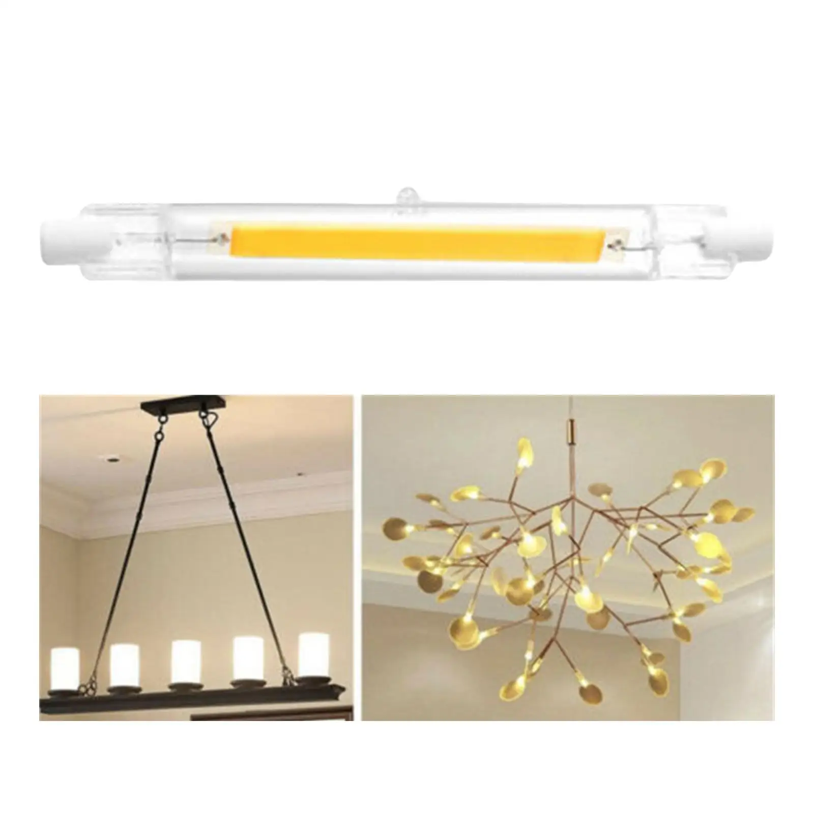 R7S 118mm LED Lamp Bulb Tube Warm White Ceramic Glass Dimmable for Floor and Ceiling Lights
R7S 118mm LED Lamp Bulb Tube Warm White Ceramic Glass Dimmable for Floor and Ceiling Lights