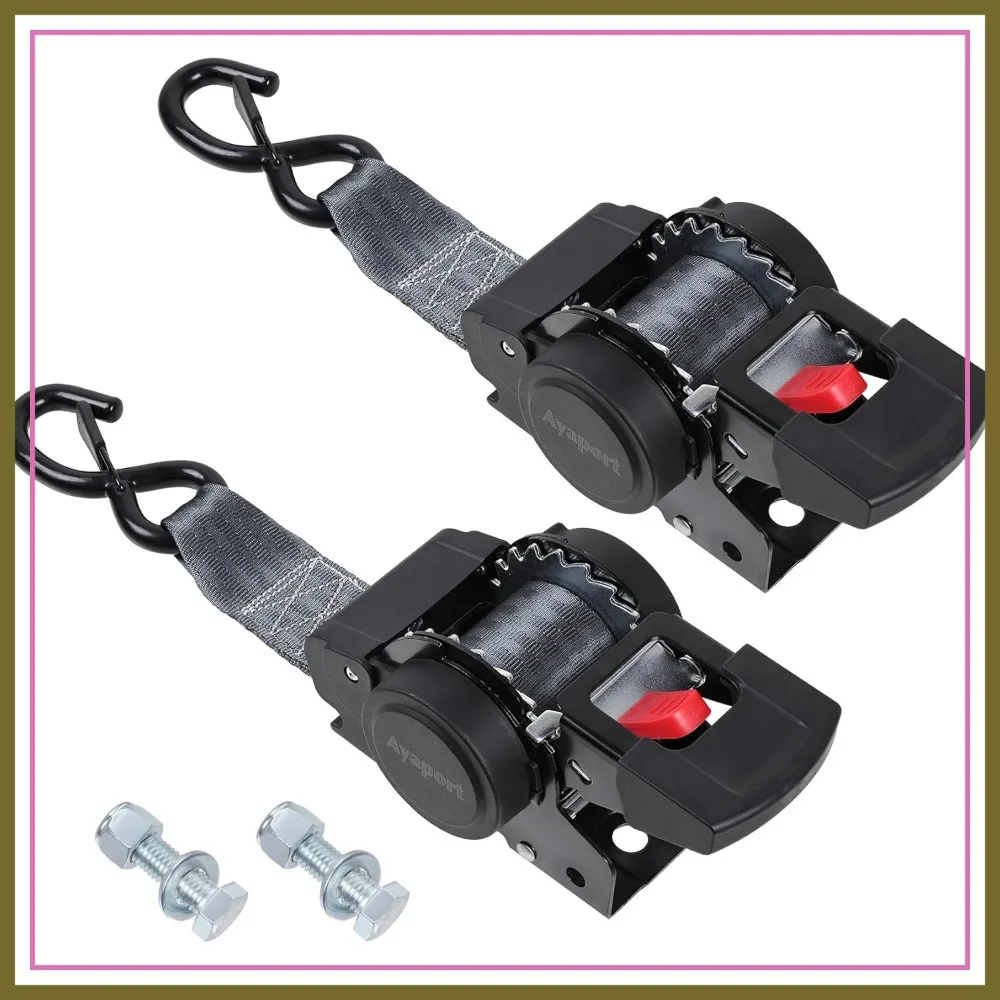2in x 8ft Boat Tie Down Straps 3300lbs Break Strength Heavy Duty Ratchet Straps for Cargo Boat Motorcycles ATV 2pk
2in x 8ft Boat Tie Down Straps 3300lbs Break Strength Heavy Duty Ratchet Straps for Cargo Boat Motorcycles ATV 2pk