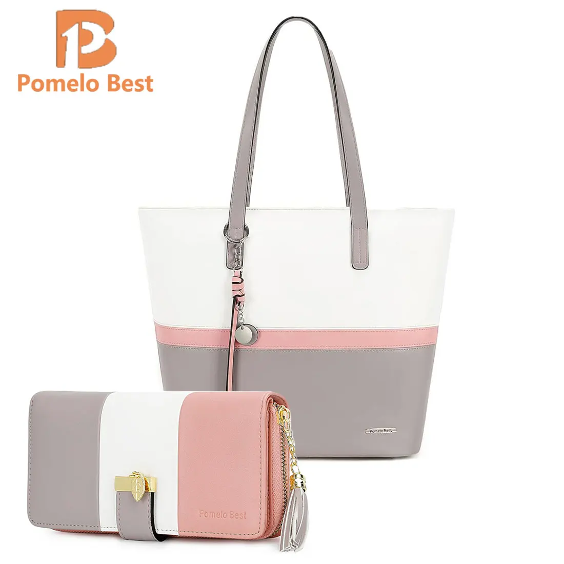 Pomelo Best Women Handbag Ladies Shopper Large Tote Bag PU Leather Shoulder Bag with Large Compartment for Office School Shoppin
Pomelo Best Women Handbag Ladies Shopper Large Tote Bag PU Leather Shoulder Bag with Large Compartment for Office School Shoppin