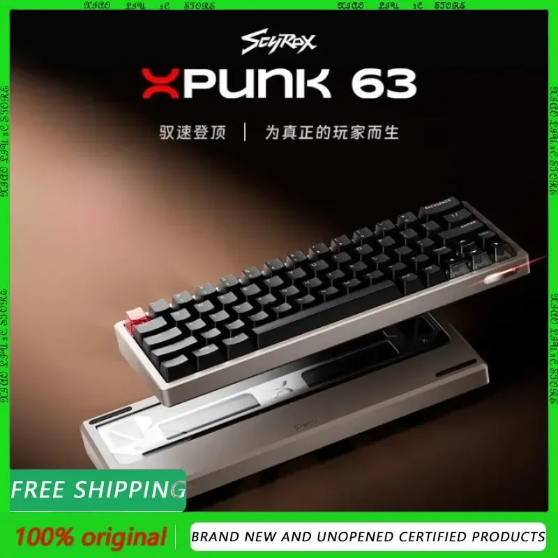 SCYROX Xpunk 63, проводная игровая клавиатура с RGB-подсветкой, магнитная ось, алюминиевый сплав, быстрый отклик, эргономичная раскладка 63% компьютерная периферия
SCYROX Xpunk 63, проводная игровая клавиатура с RGB-подсветкой, магнитная ось, алюминиевый сплав, быстрый отклик, эргономичная раскладка 63% компьютерная периферия