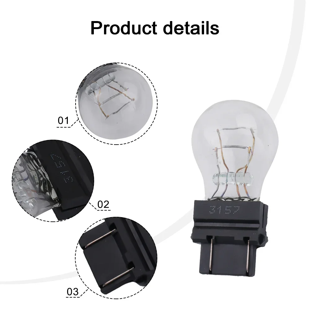 Bulbs 3157 Brake Light 3357 Accessories Part Reverse Light Tail Light Wear-resistance Brake Light Quartz Glass
Bulbs 3157 Brake Light 3357 Accessories Part Reverse Light Tail Light Wear-resistance Brake Light Quartz Glass