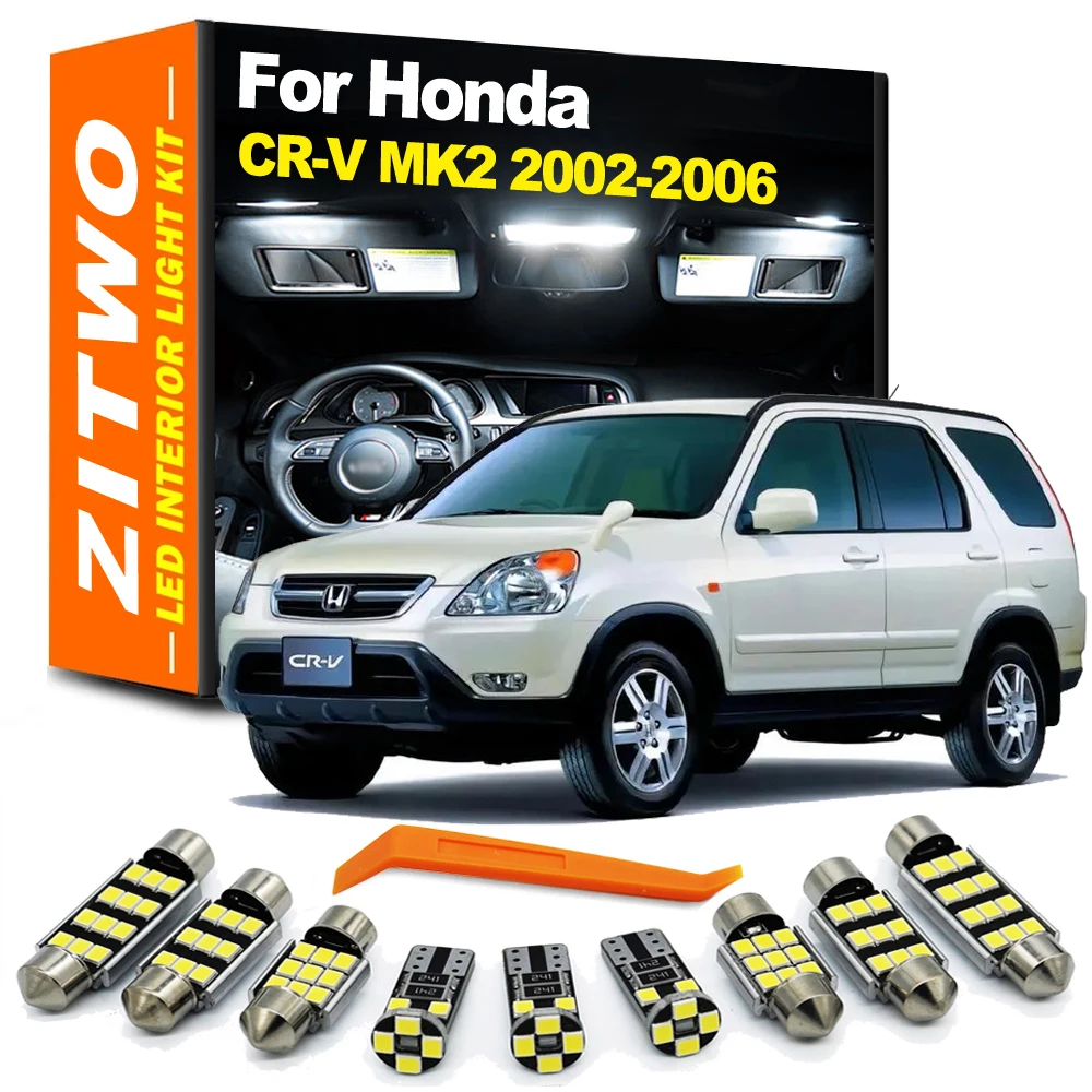 9Pcs Vehicle LED Interior Dome Reading Luggage Bulb License Plate Light Kit For Honda CRV CR-V II 2 MK2 2002 2003 2004 2005 2006
9Pcs Vehicle LED Interior Dome Reading Luggage Bulb License Plate Light Kit For Honda CRV CR-V II 2 MK2 2002 2003 2004 2005 2006