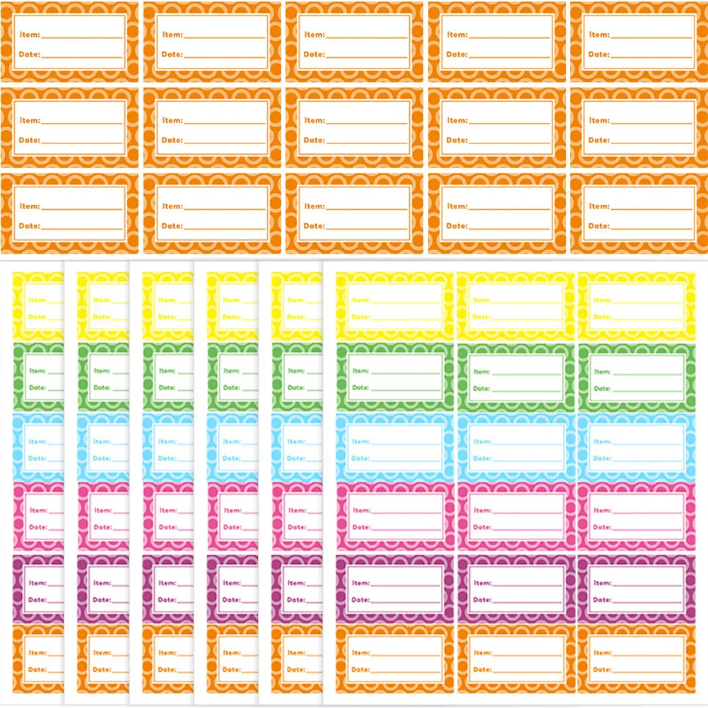 360Pcs Freezer Food Labels Refrigerator Stickers Waterproof Removable Kitchen Classification Food Storage Date Writing Labels
360Pcs Freezer Food Labels Refrigerator Stickers Waterproof Removable Kitchen Classification Food Storage Date Writing Labels