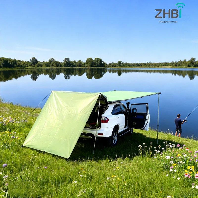 Awning Outdoor Camping 420D Vehicle Rooftop Pullout Ripstop Side Awning Reinforced Poles Automatic Control for SUV
Awning Outdoor Camping 420D Vehicle Rooftop Pullout Ripstop Side Awning Reinforced Poles Automatic Control for SUV