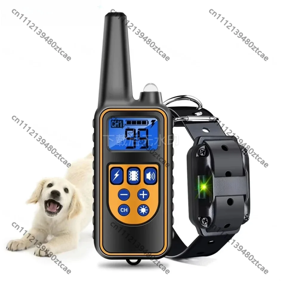 800M Electric Pet Training Collar, Waterproof Anti-barking Rechargeable Remote Control Dog Collar with LCD Screen
800M Electric Pet Training Collar, Waterproof Anti-barking Rechargeable Remote Control Dog Collar with LCD Screen