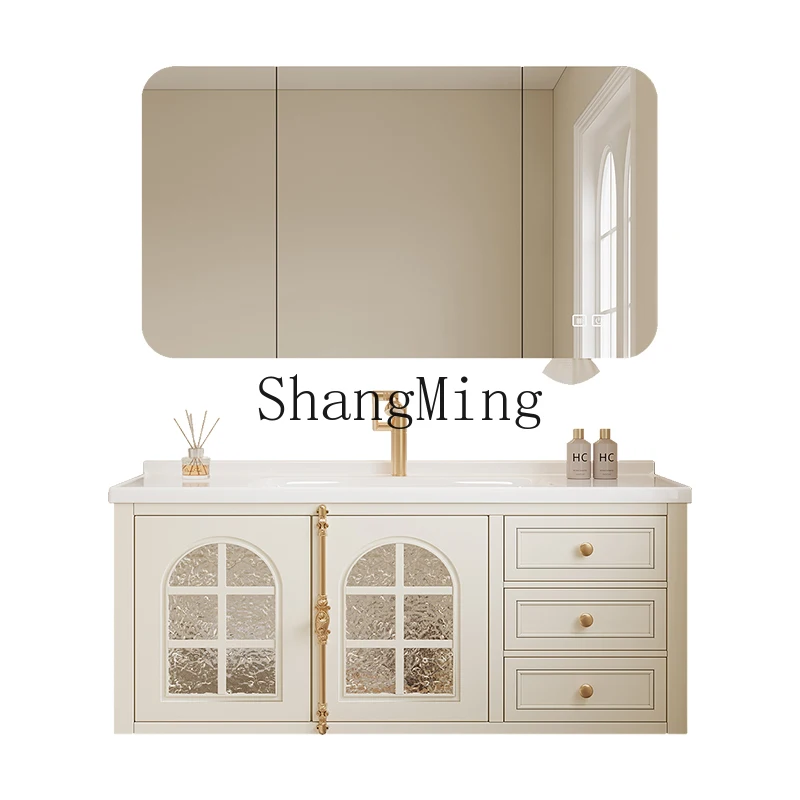 YQ retro oak smart bathroom cabinet ceramic integrated basin toilet washbasin hand washbasin bathroom cabinet
YQ retro oak smart bathroom cabinet ceramic integrated basin toilet washbasin hand washbasin bathroom cabinet